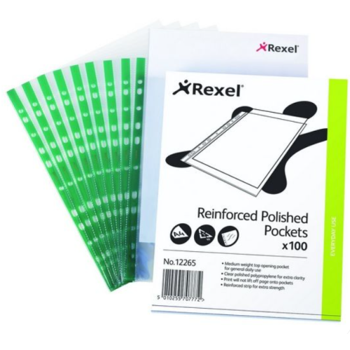 REXEL POCKET CKP A4 12265  (1X100)           