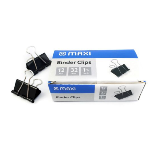 MAXI BINDER CLIP 32MM (1X12) MX-BCL32       