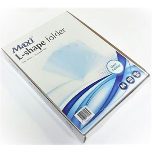 MAXI L SHAPE FOLDER LF100(PACK OF 100)MX-LF100      