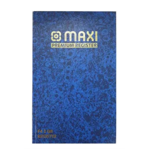 MAXI REGISTER BOOK F/S 2Q-5PSC(MX-FS2QR)       