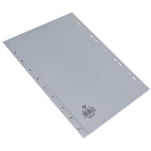 FIS PP 1-10 GREY DIVIDER A4 FSDV1-10N(25SET)   