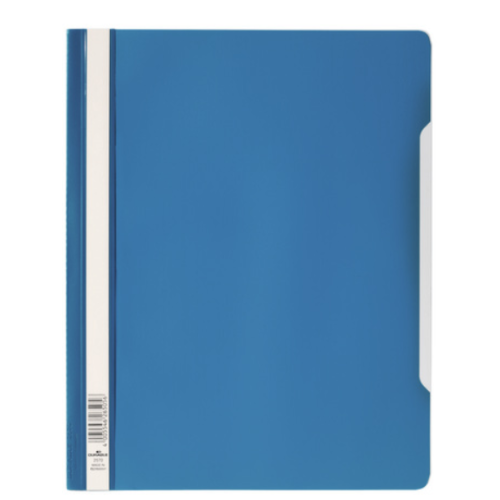 DURABLE CLEAR VIEW FOLDER W VERTICAL STRIP ,BLUE A4 (DUPG2570-06)                                   