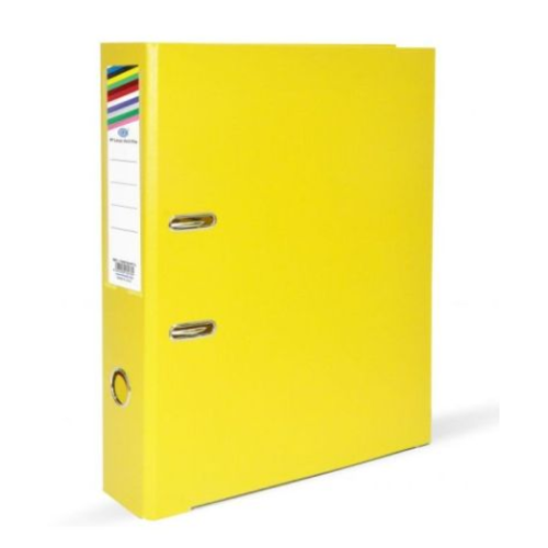 FIS PP BOX FILE 8CM YELLOW F/S BROAD(FSBF8PYLFN)                  