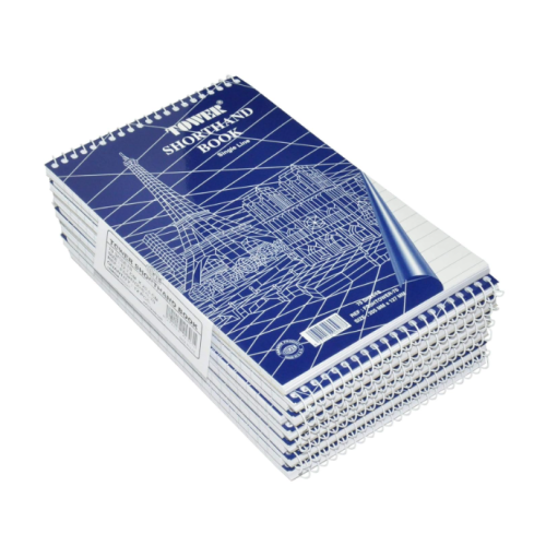 SHORT HAND BOOK TOWER 70 SHT SINGLE RULED UV COVER